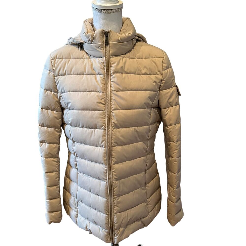 Ralph Lauren LRL Short Stretch Slim Puffer Jacket Birch M